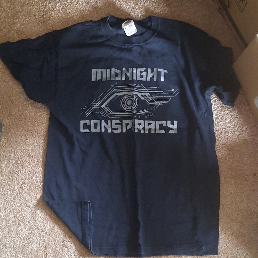Midnight Conspiracy DJ band tee size M
